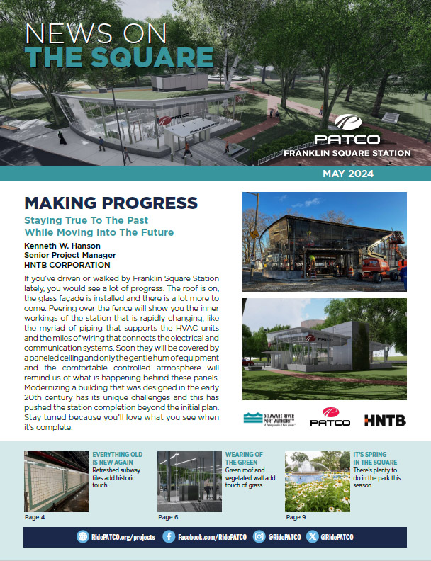 Franklin Square Newsletter May 2024 cover